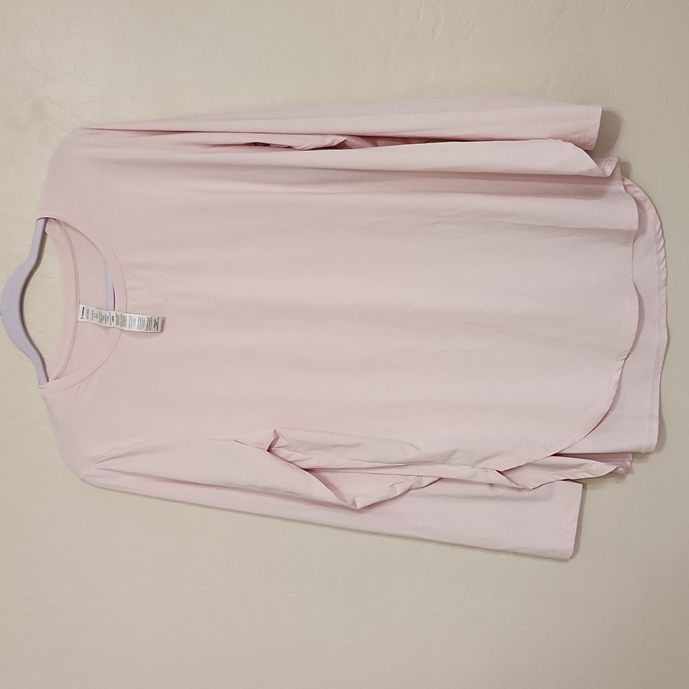 Light Pink Long Sleeve Women's Tee
